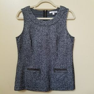 CABi Tweed Sweater Vest size M